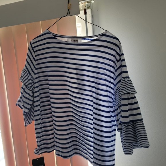 BLue striped Shirt - Picture 2 of 3